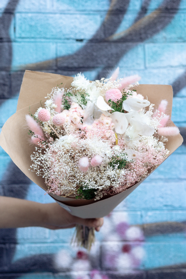 Bouquet de fleurs séchées