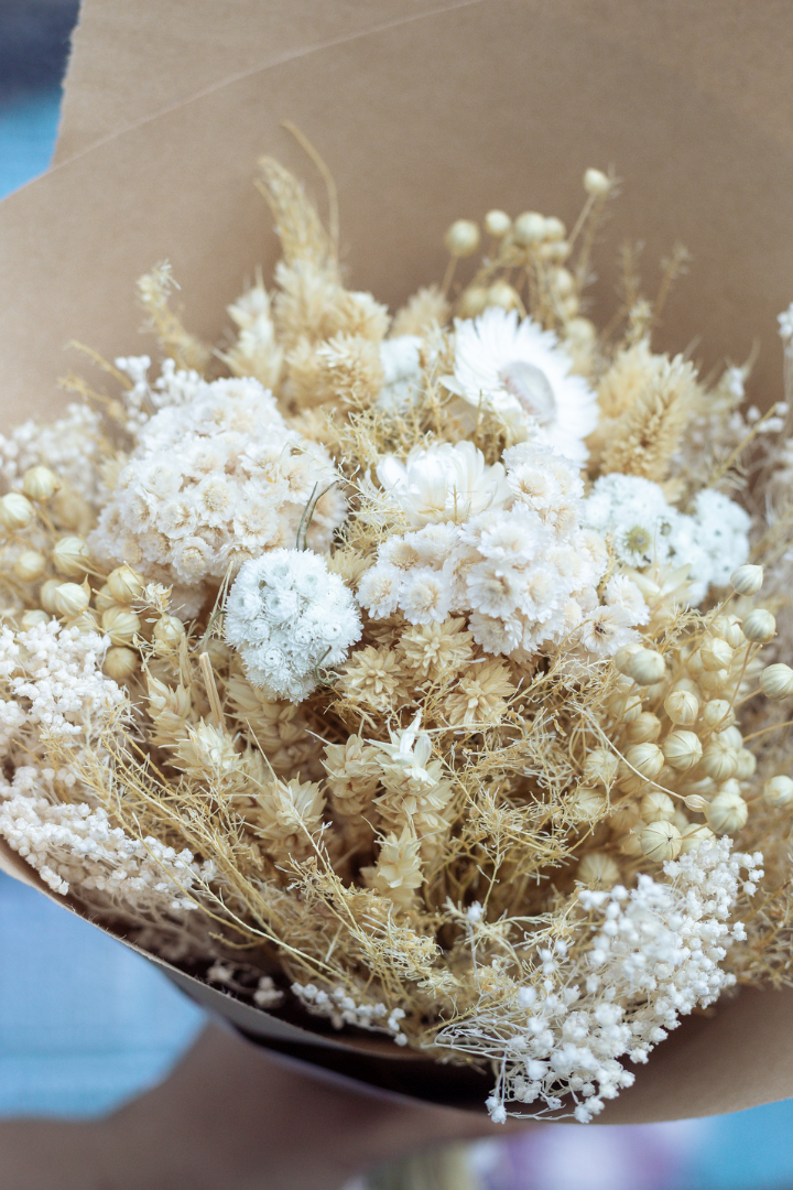 Bouquet de fleurs séchées
