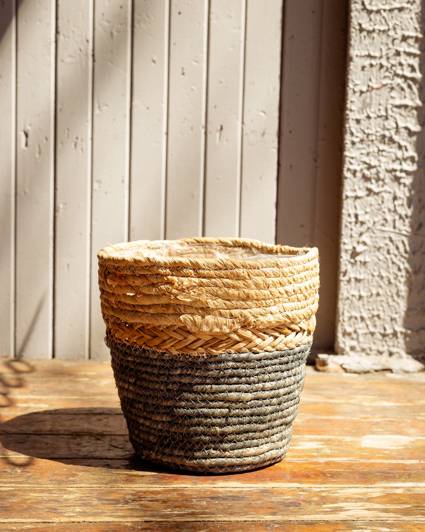Panier Seagrass - Bleu
