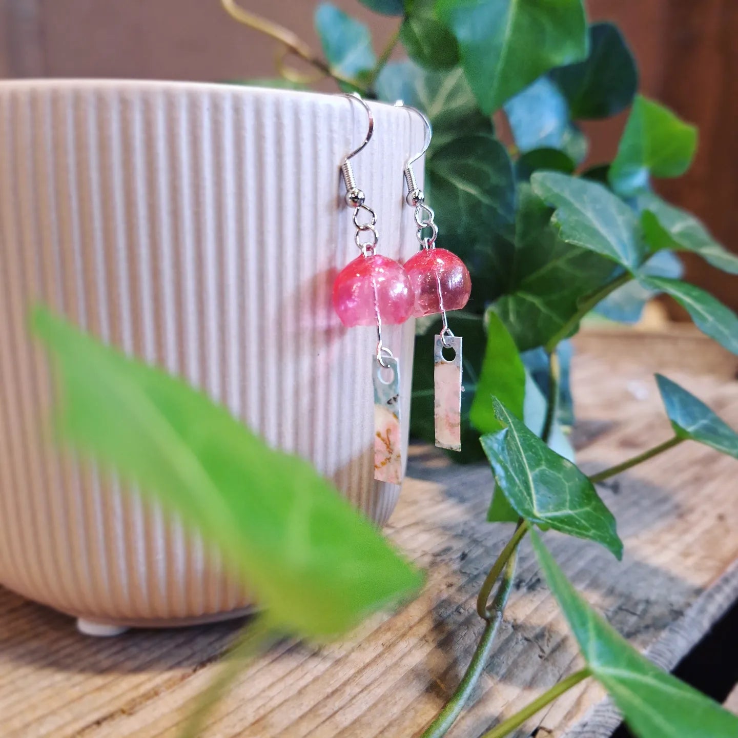 "Origami crane" earrings - Atelier Tsubaki
