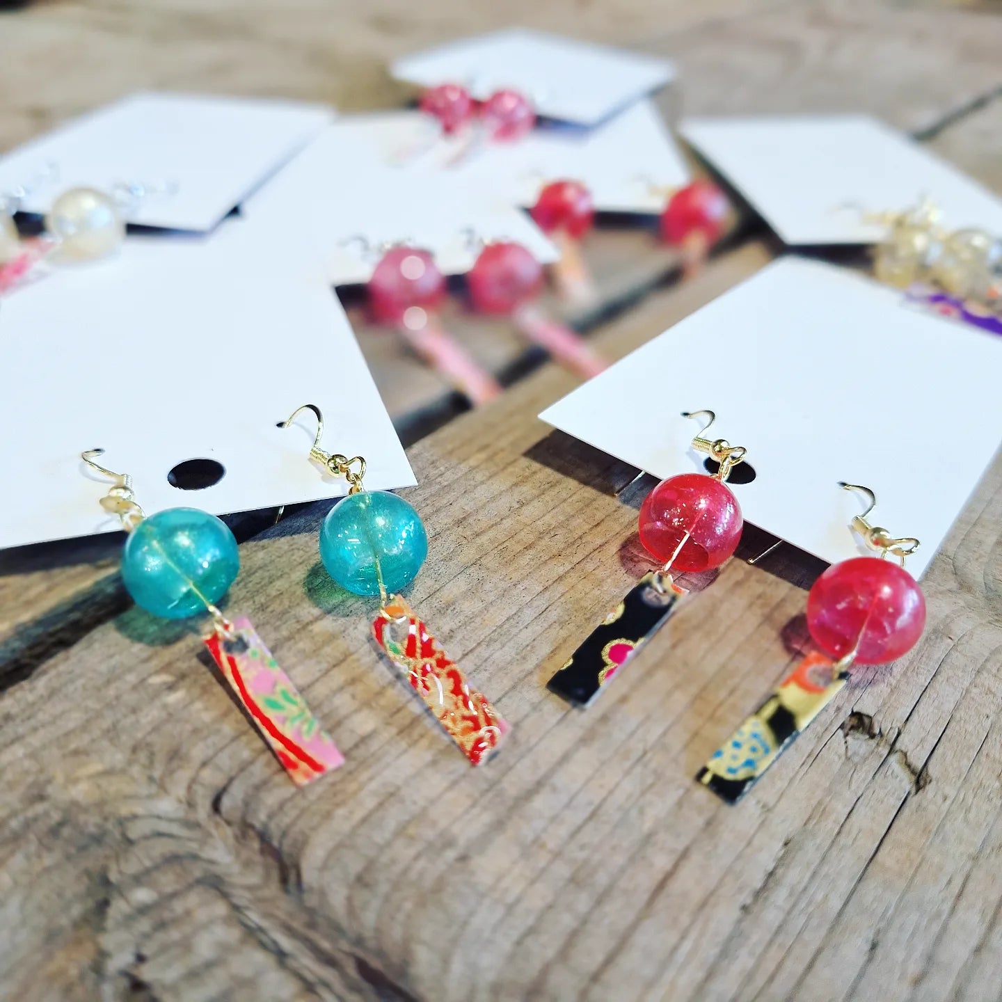 "Origami crane" earrings - Atelier Tsubaki