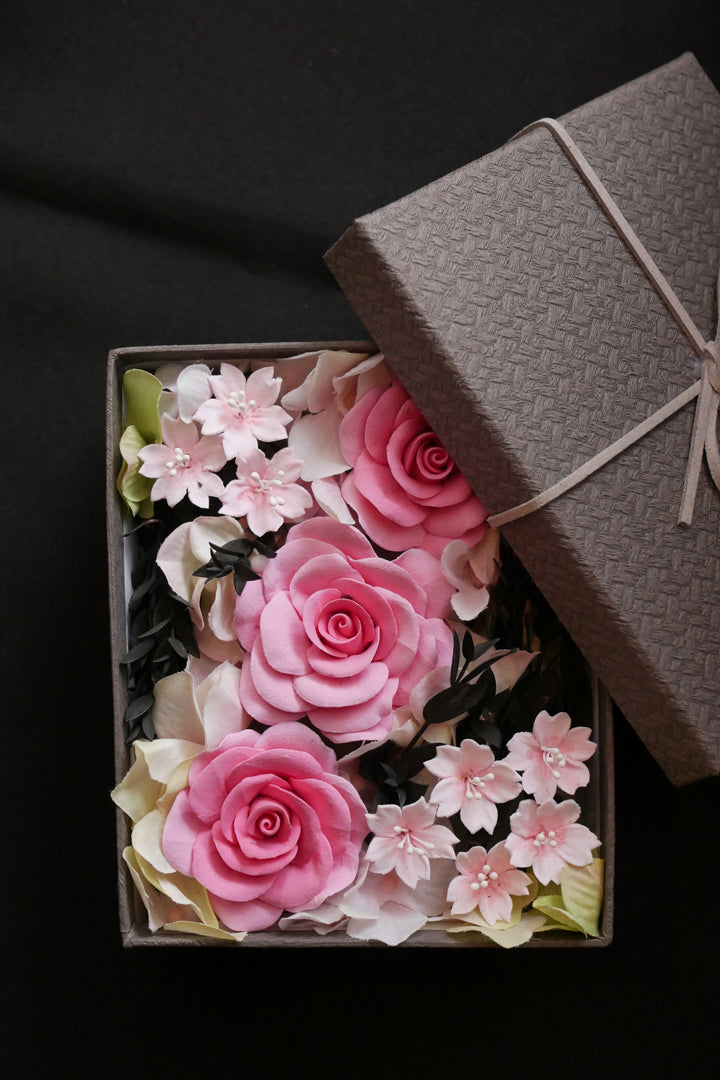 Clay flower box - Yuko