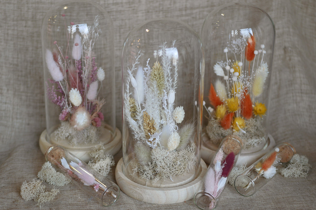 Atelier Parent-enfant (4-8 ans) "Cloche de fleurs préservées"