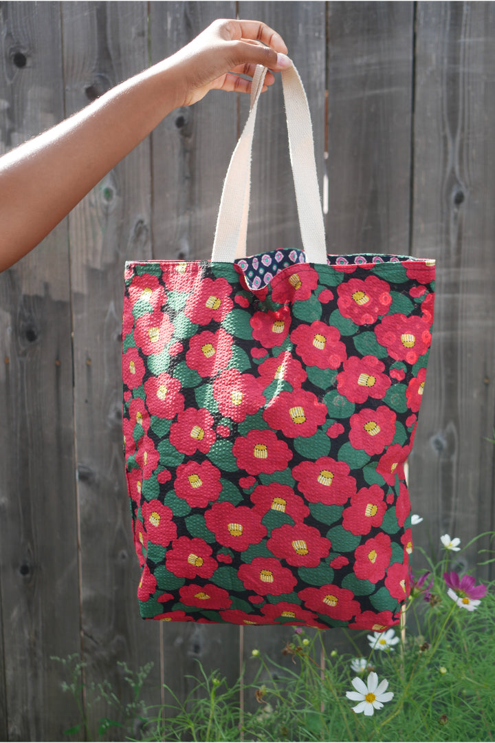 Sac réutilisable en tissu MeiCo – Kyoto Fleurs