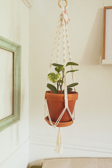 Cintres Pour Plantes En Macramé, 1 Pièce Pour Intérieur Ou Extérieur Cintres Pour Plantes En Macramé, 1 Pièce Pour Intérieur Ou Extérieur