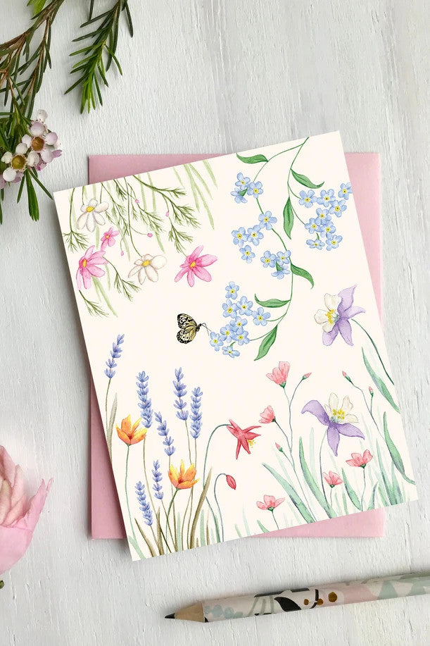 Greeting card - Wildflowers