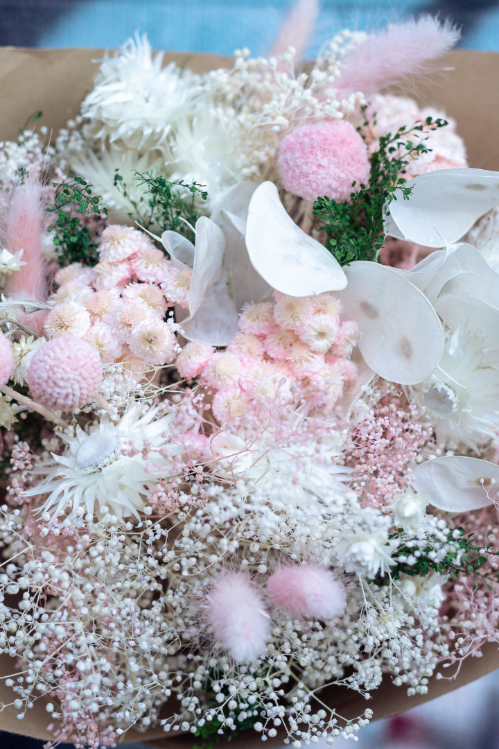 Bouquet de fleurs séchées