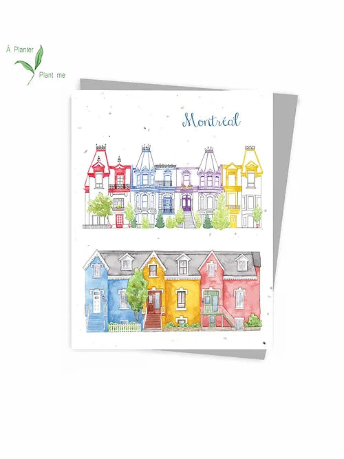 Seeded Greeting Card - Montreal