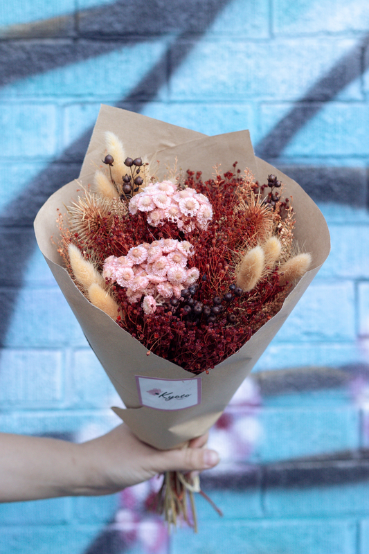 Bouquet de fleurs séchées