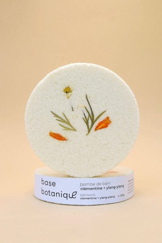 Bombe de bain Clémentine & Ylang Ylang - Base Botanique