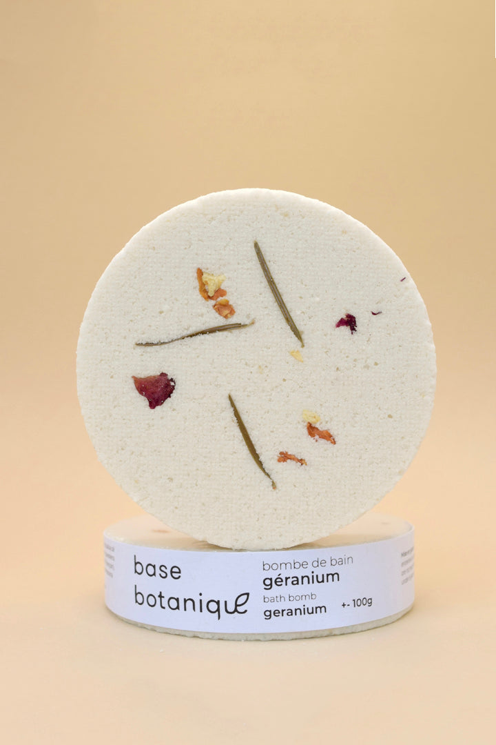 Geranium Bath Bomb - Botanical Base – Kyoto Fleurs