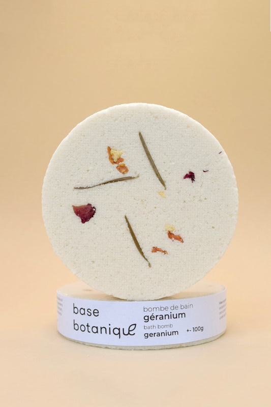 Geranium Bath Bomb - Botanical Base