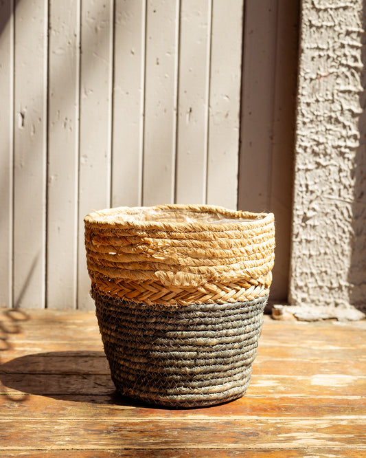 Panier Seagrass - Bleu