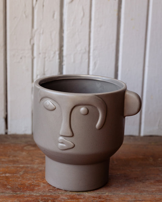 Cache-pot "visage"