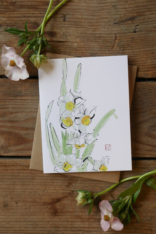 Greeting card - Daffodils