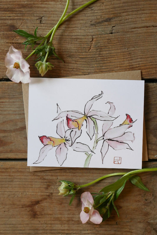 Greeting card - Orchid