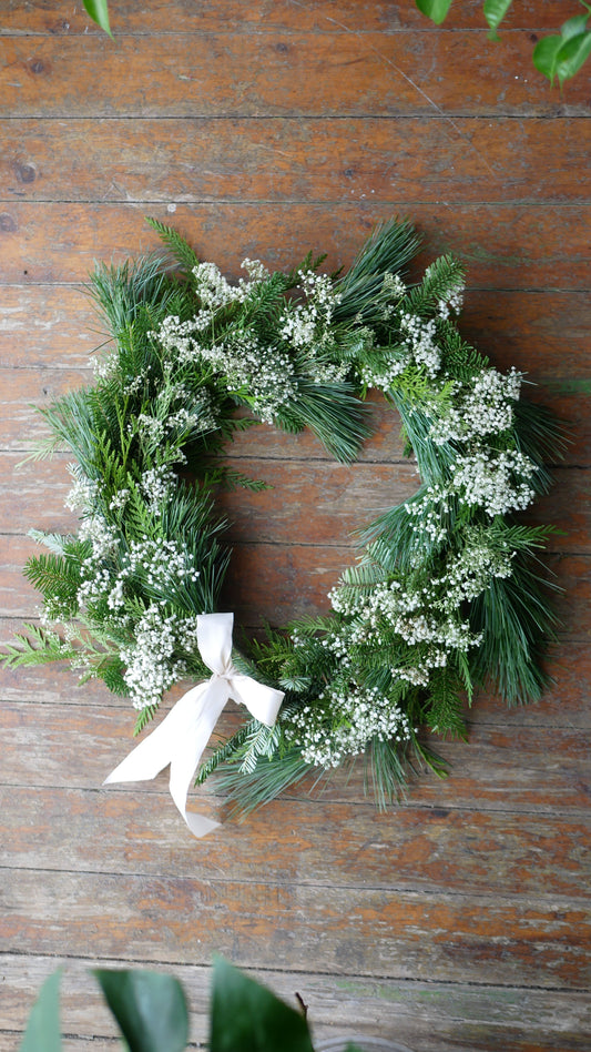 Couronne - Noël Blanc