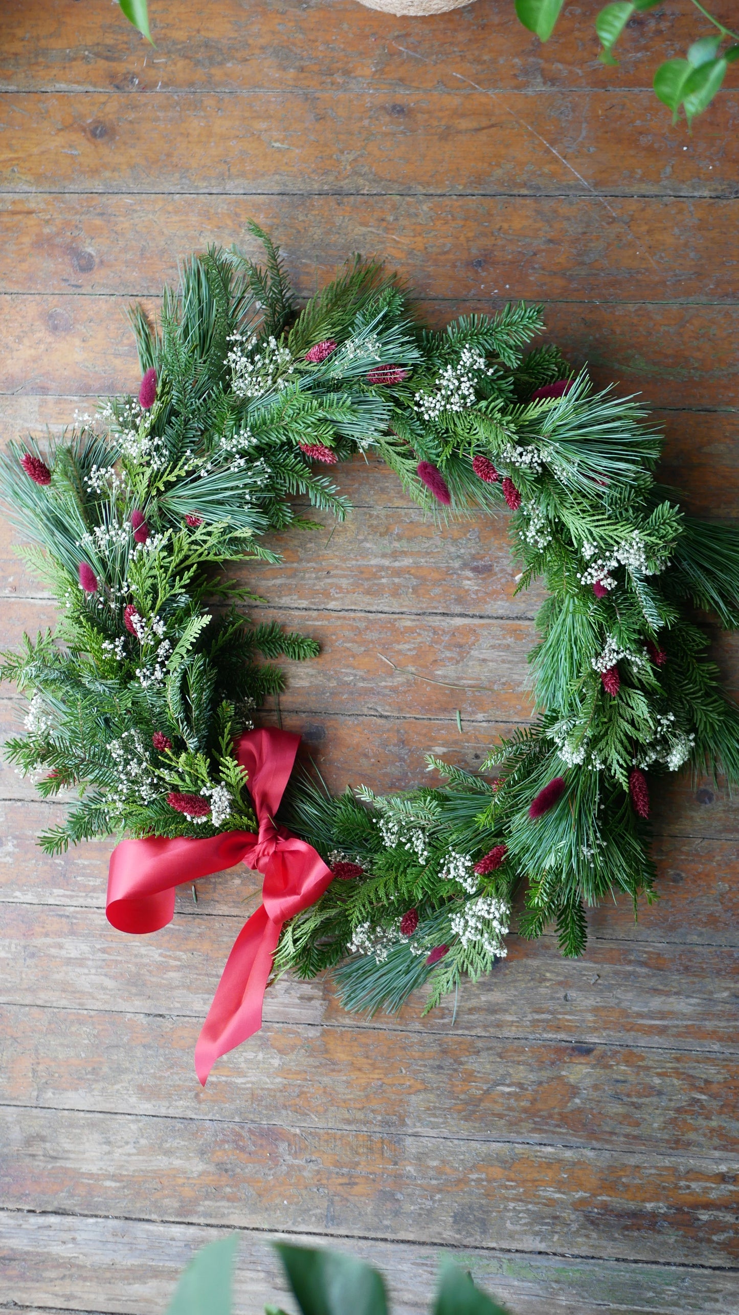 Couronne - Noël Rouge