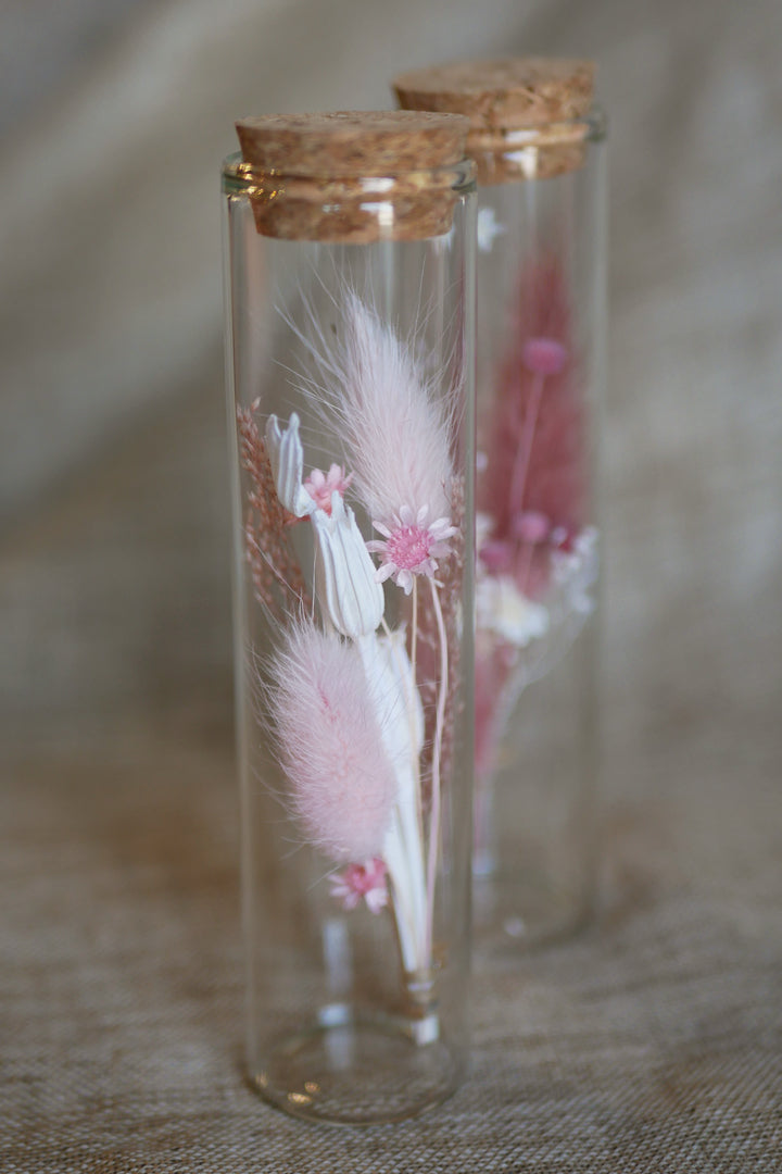 Dried flower test tube "Sakura"