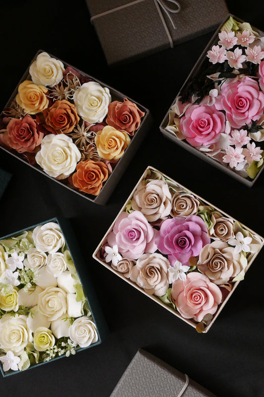 Clay flower box - Yuko