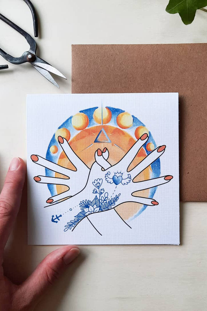 Greeting Card - Mudra Garuda