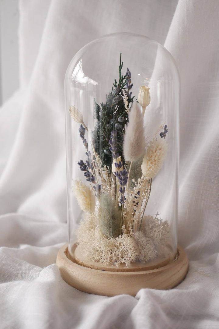 Bell of “varied” dried flowers 