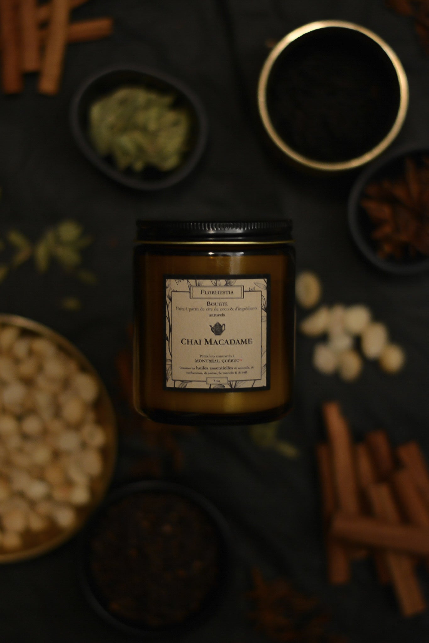 Chai Macadame Candle - Florhestia