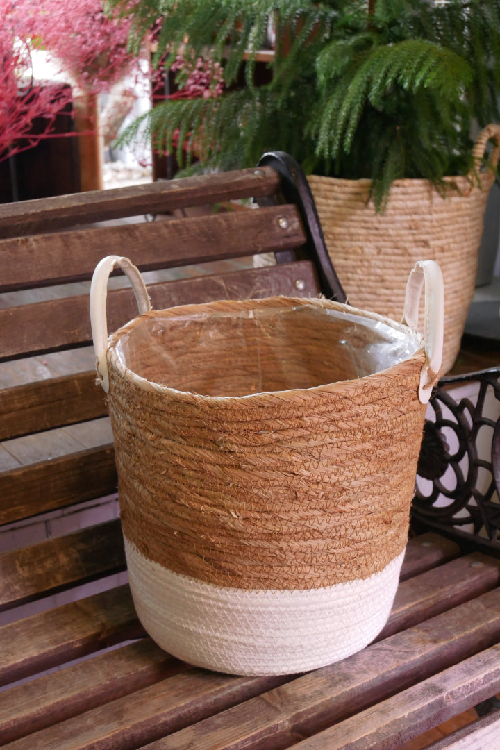 Seagrass Basket - White