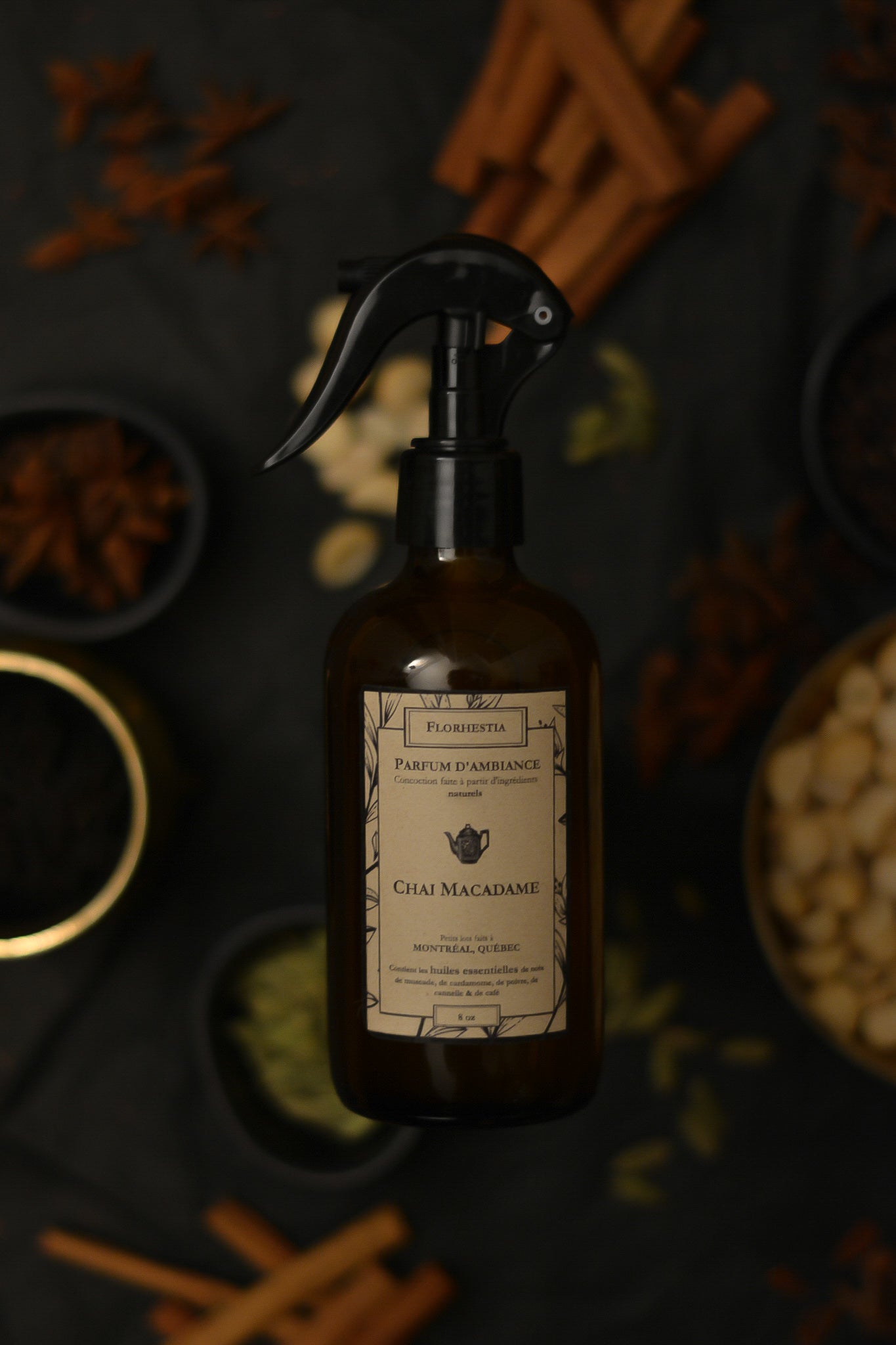 Florhestia room fragrance - Chai Macadame