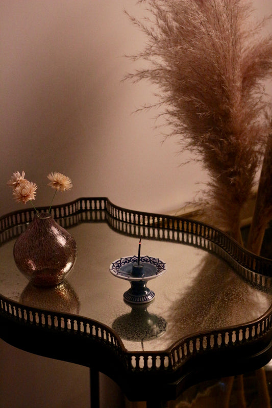Support encens rond Arabesque - Karakusa