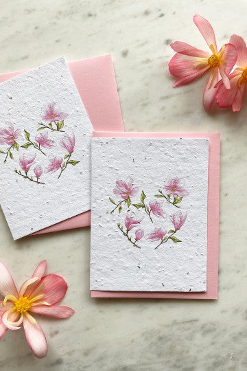 Seeded Greeting Card - Magnolia